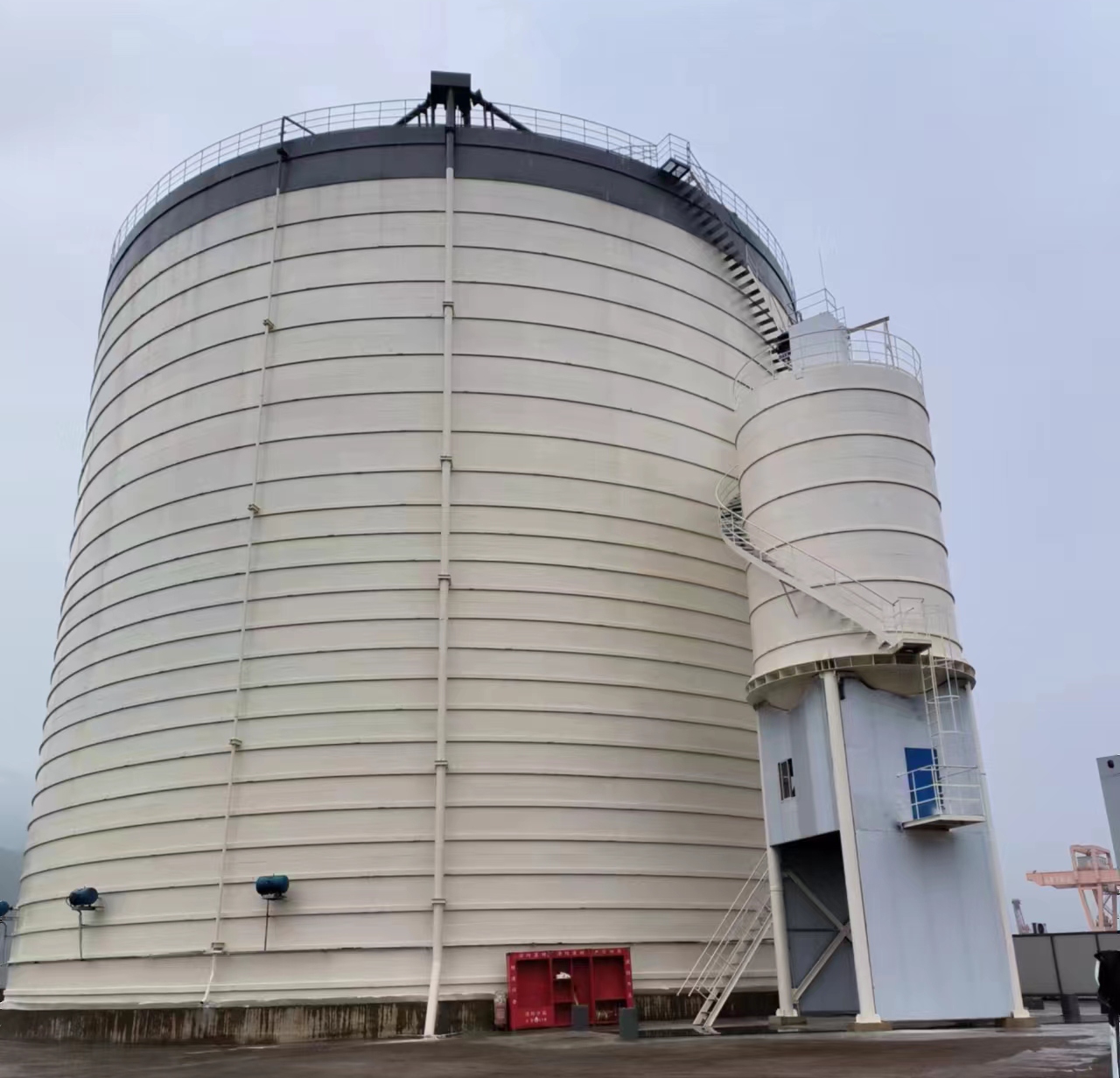 山阳10万吨水泥钢板库